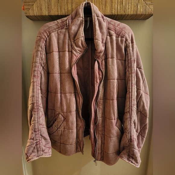 Free people women’s dolman quilted knit jacket - Picture 5 of 6